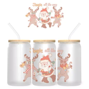 Festive Spark Bambuszfedeles Pohár