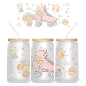 Groovy Disco Bambuszfedeles Pohár