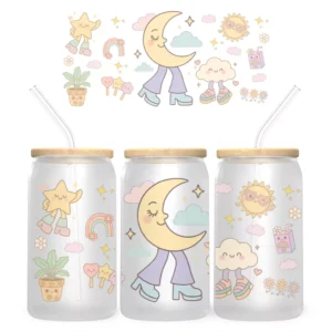 Groovy Moon Bambuszfedeles Pohár