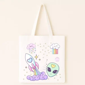 Pastel Abduction Vászontáska