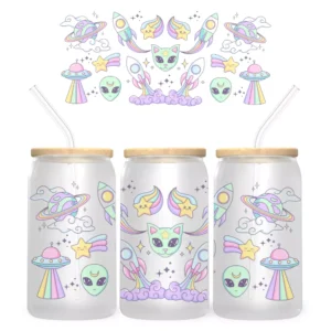 Space Traveler Bambuszfedeles Pohár