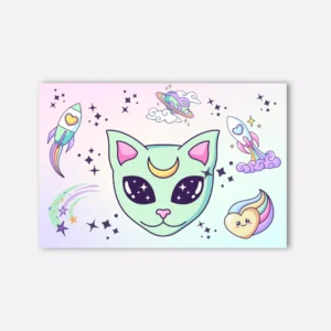 Alien Kitty Alumínium Kép