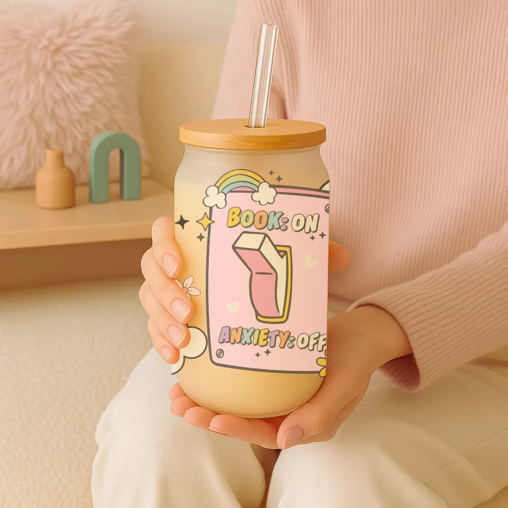 Bookish Anxiety Bambuszfedeles Pohár - Image 2