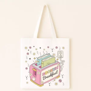 Bookish Breakfast Vászontáska