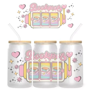 Bookworm Haven Bambuszfedeles Pohár