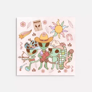 Cactus Cowboy Alumínium Kép