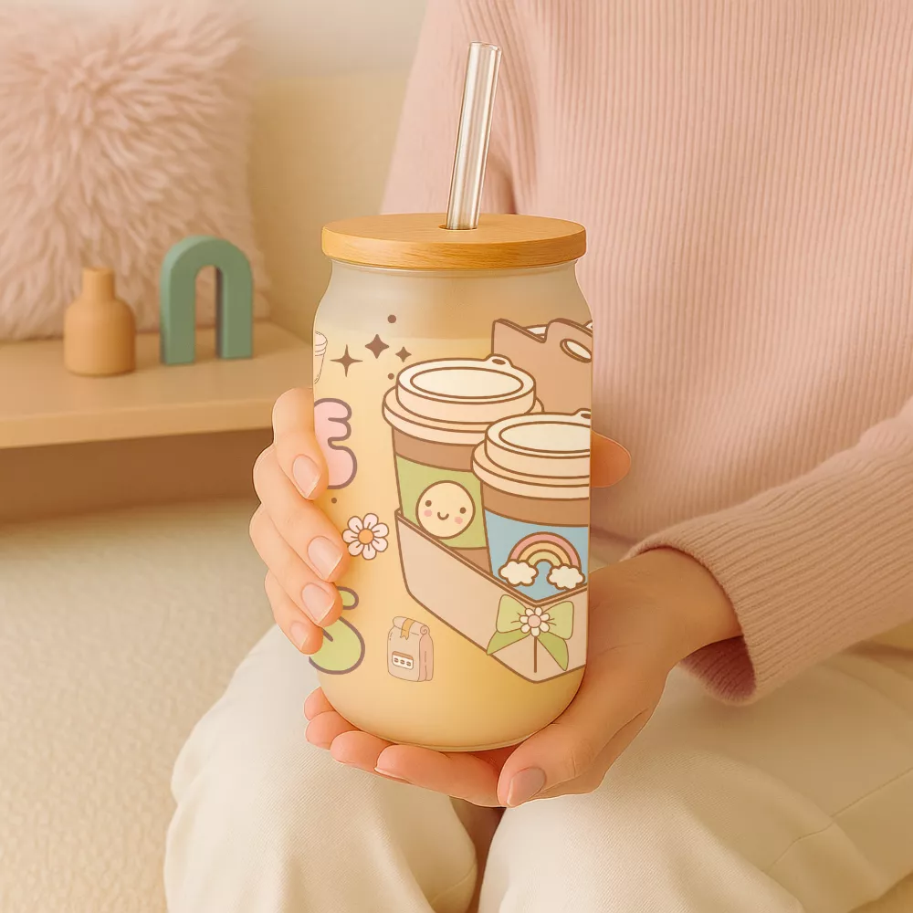 Coffee Glow Bambuszfedeles Pohár - Image 3