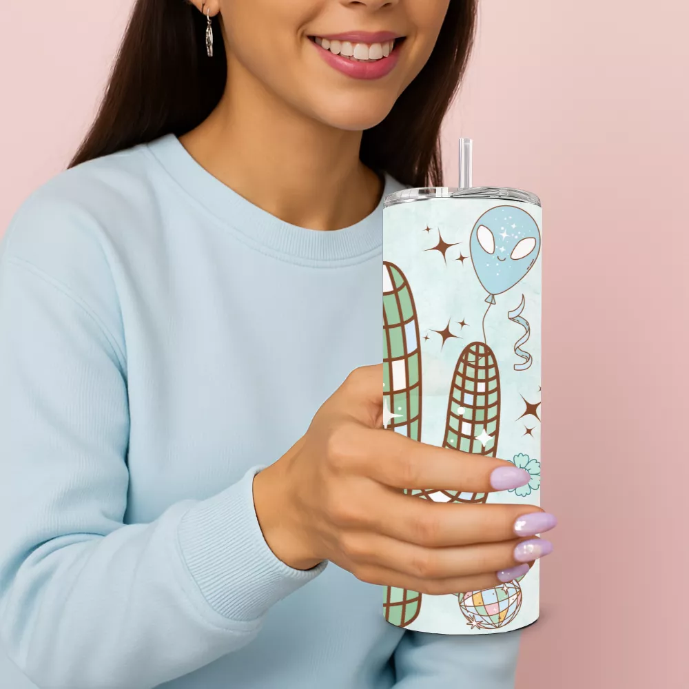 Cosmic Cactus Alumínium Kulacs - Image 3