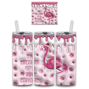 Flamingo Christmas Alumínium Kulacs