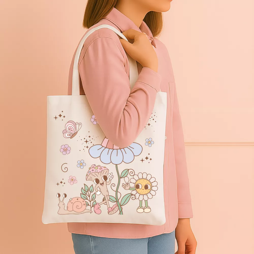 Floral Fantasy Vászontáska - Image 3