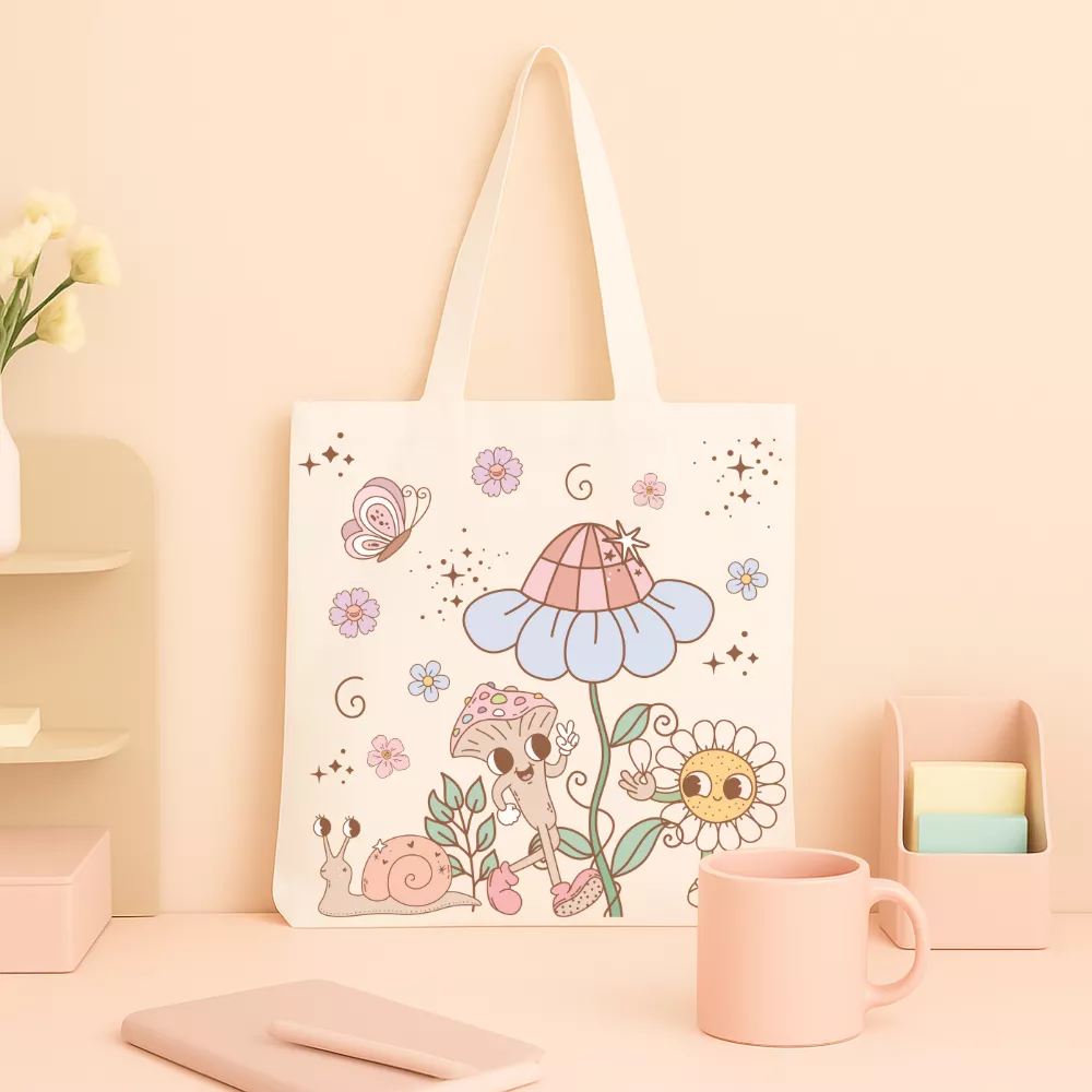 Floral Fantasy Vászontáska - Image 4