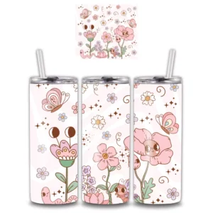 Flower Glow Alumínium Kulacs