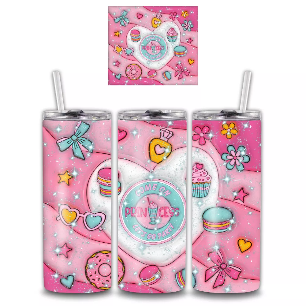 Glitter Bloom Alumínium Kulacs