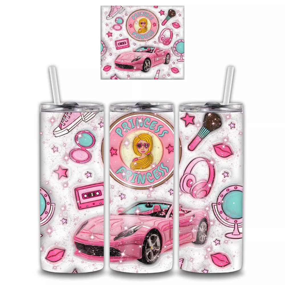 Glitter Charm Alumínium Kulacs