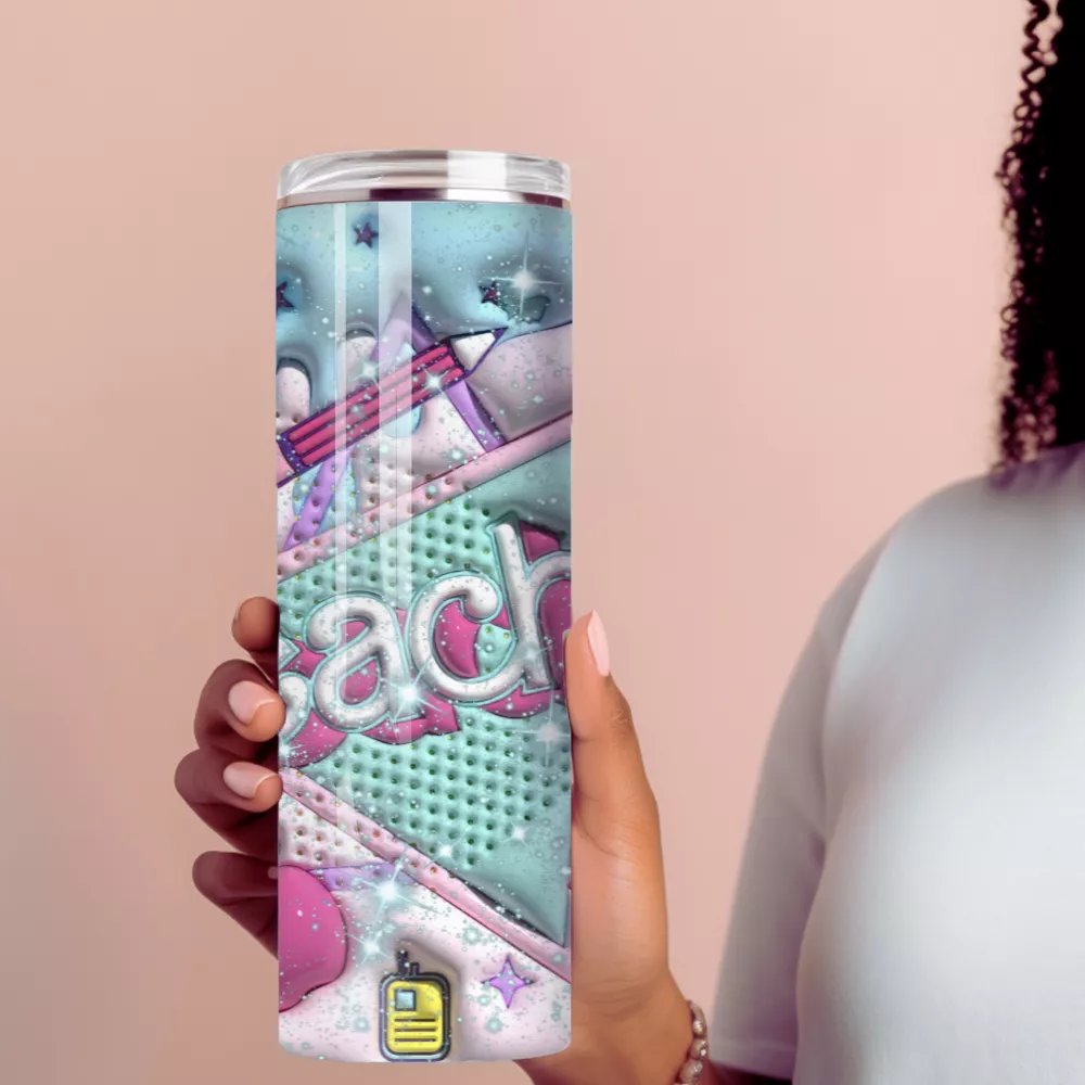 Glitter Teacher Alumínium Kulacs - Image 3