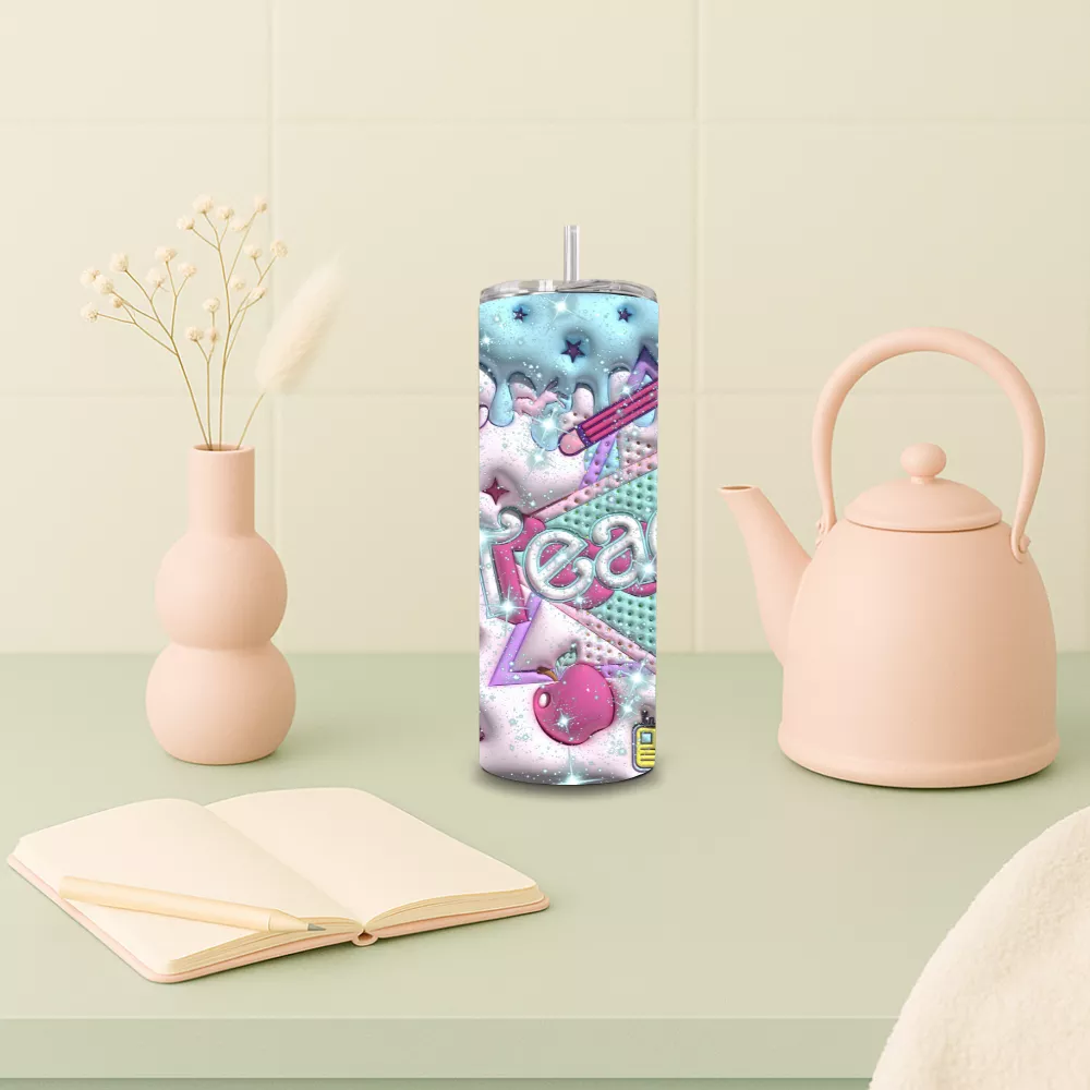 Glitter Teacher Alumínium Kulacs - Image 4