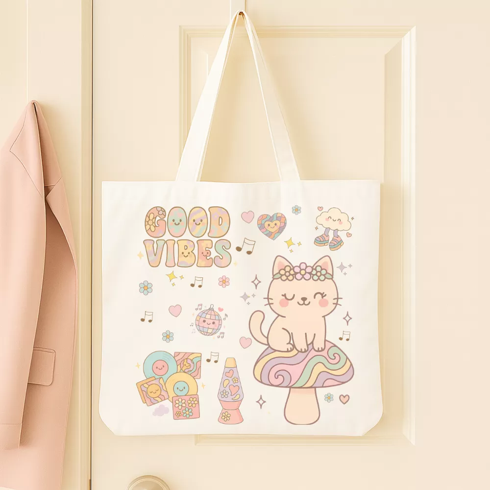 Good Vibes Vászontáska - Image 2