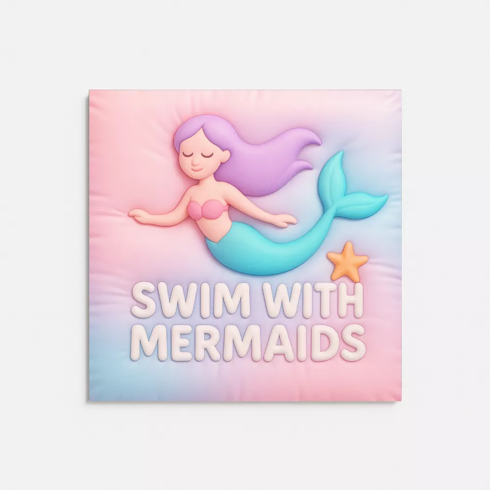 Magical Mermaid Alumínium Kép