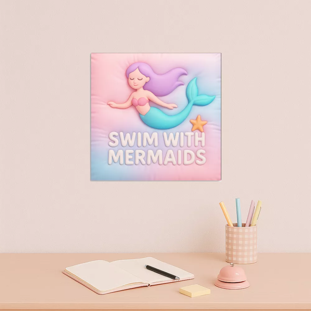 Magical Mermaid Alumínium Kép - Image 3