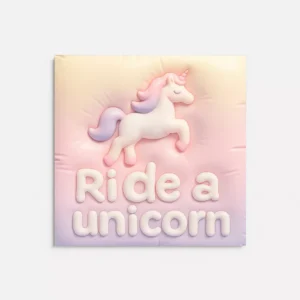 Magical Unicorn Alumínium Kép