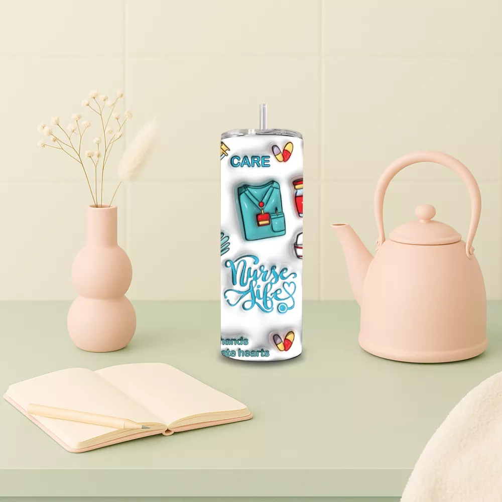 Nurse Hustle Alumínium Kulacs - Image 4