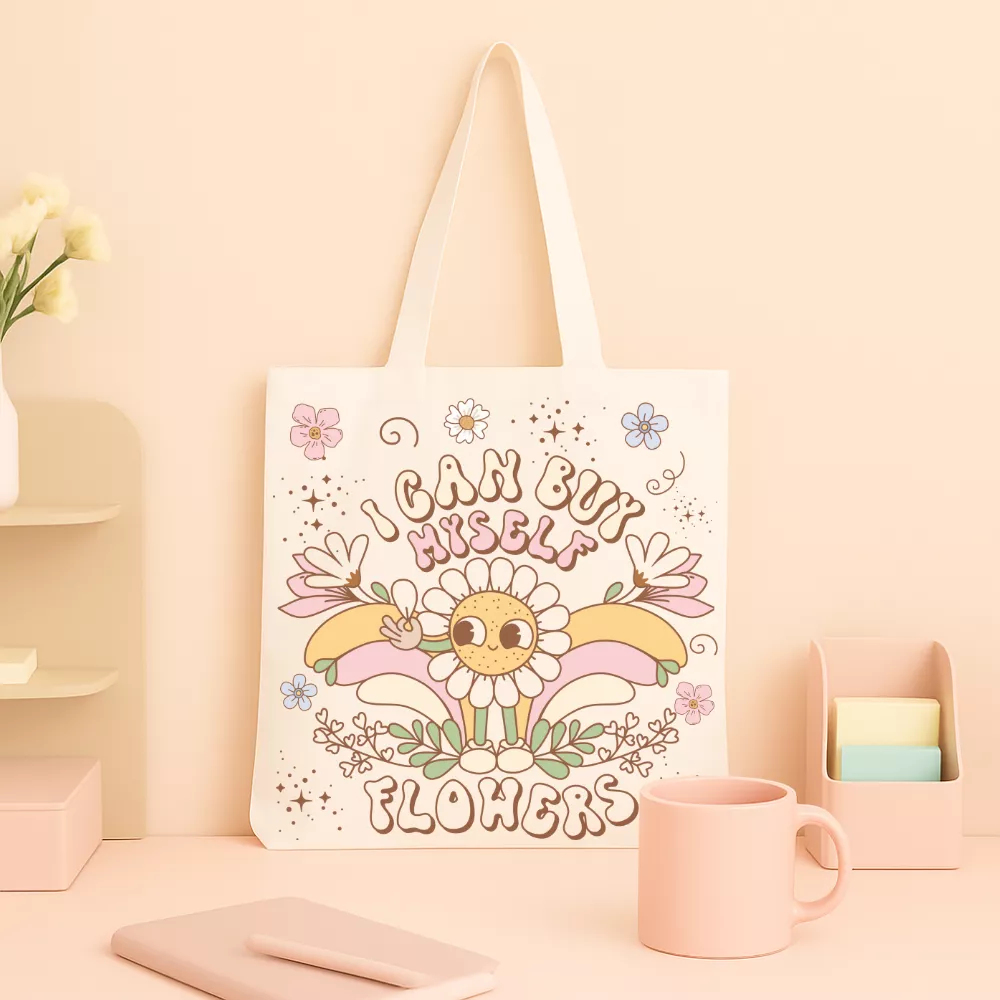 Petal Charm Vászontáska - Image 4