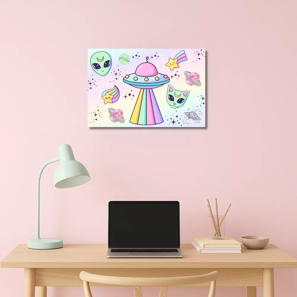 Rainbow Landing Alumínium Kép - Image 3