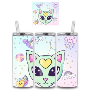 Starlight Kitty Alumínium Kulacs