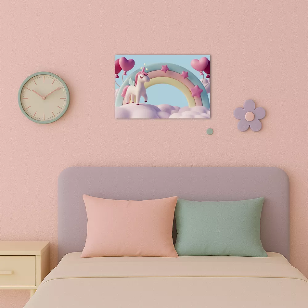Unicornland Dreams Alumínium Kép - Image 2