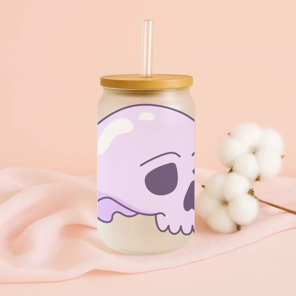 Whimsical Skull Bambuszfedeles Pohár - Image 4