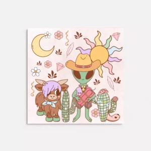 Yeehaw Universe Alumínium Kép