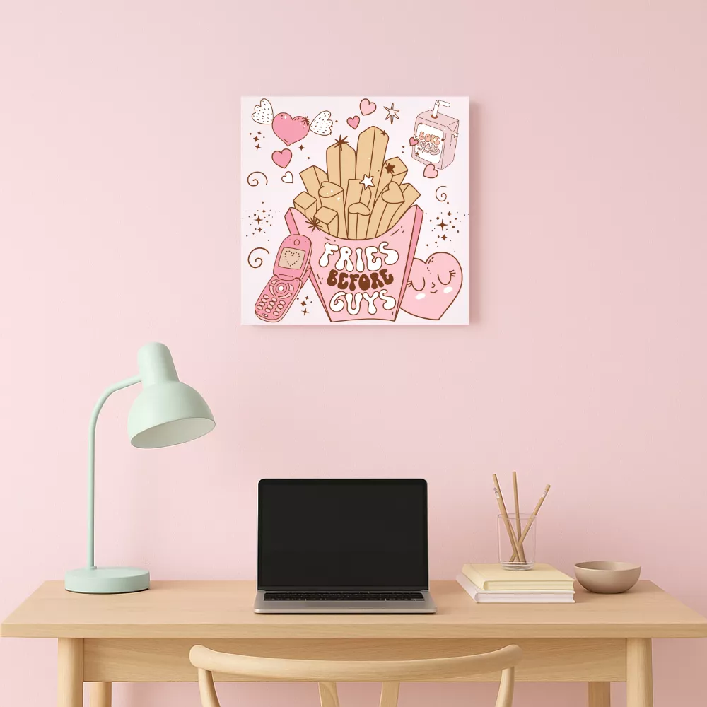 Fries Over Guys Alumínium Kép - Image 4