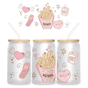 Fries Over Guys Bambuszfedeles Pohár