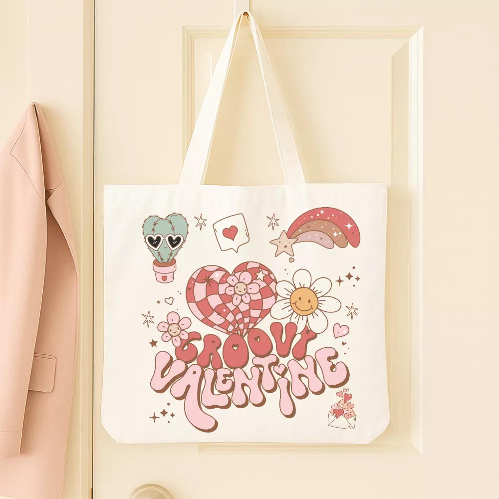 Groovy Valentine Vászontáska - Image 2