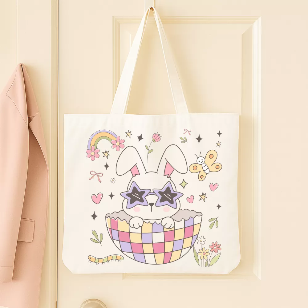 Bunny Basket Vászontáska - Image 2