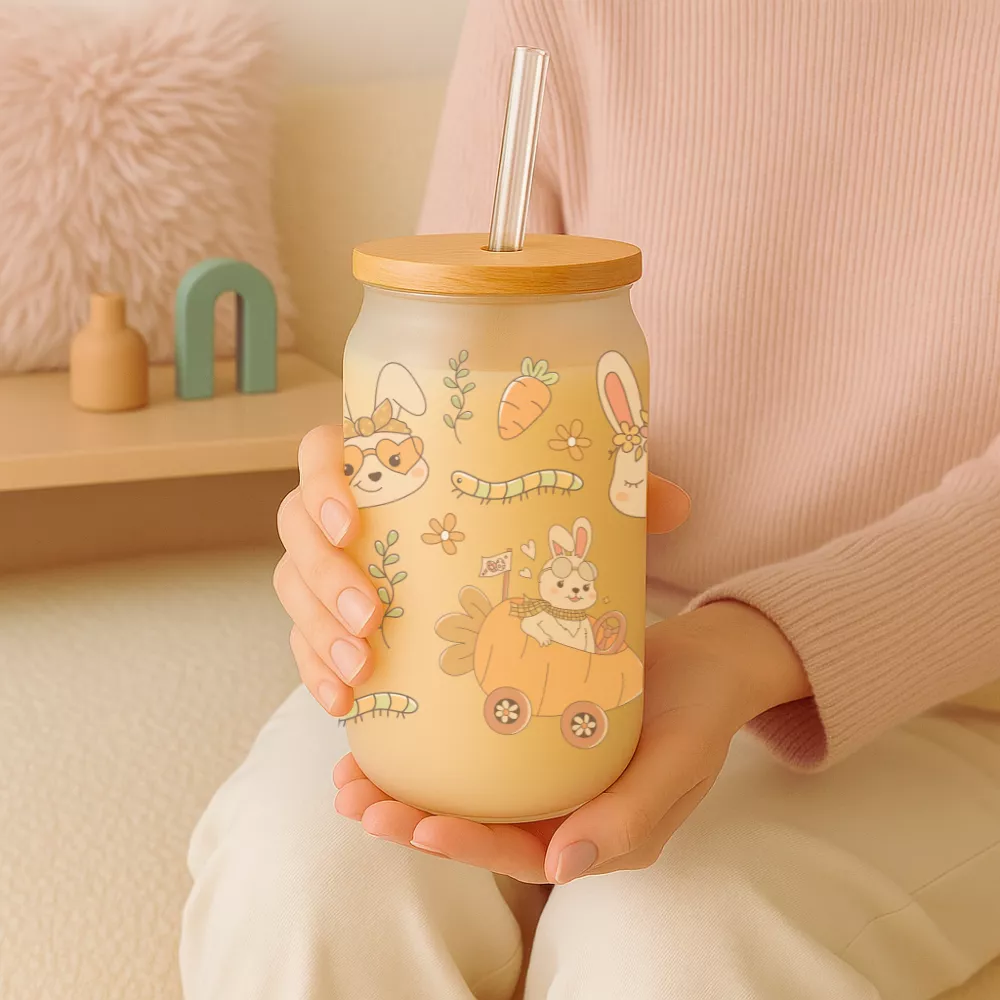 Easter Carrot Bambuszfedeles Pohár - Image 3