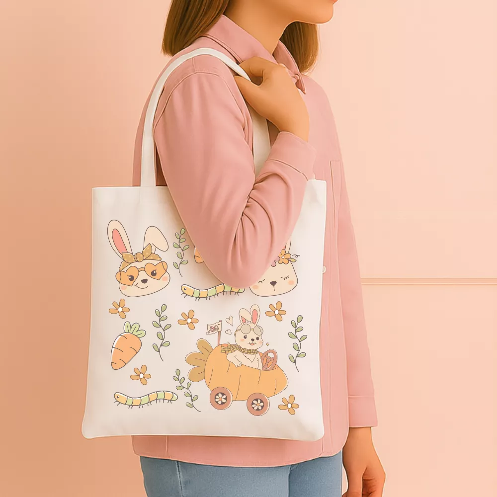 Easter Carrot Vászontáska - Image 4