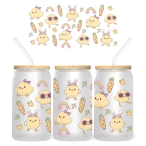 Easter Chick Bambuszfedeles Pohár