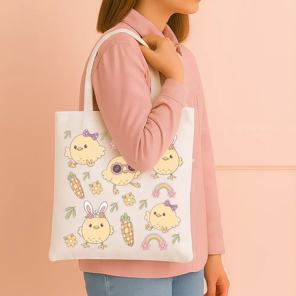 Easter Chick Vászontáska - Image 3