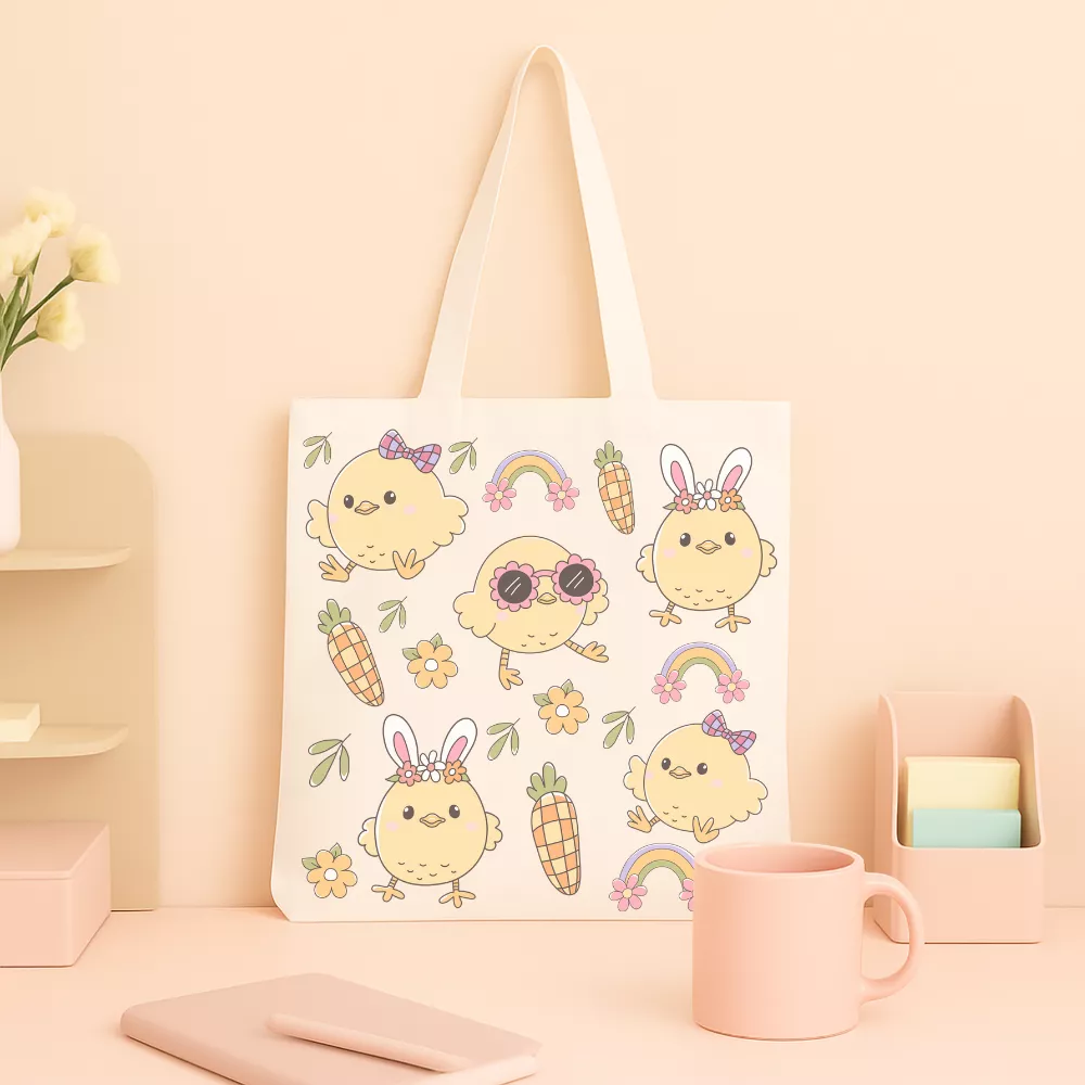 Easter Chick Vászontáska - Image 4