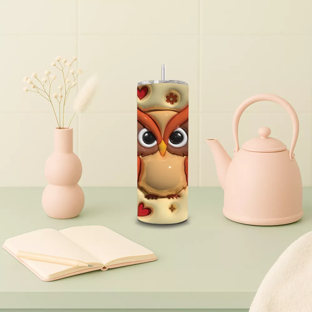 Owl Alumínium Kulacs - Image 3