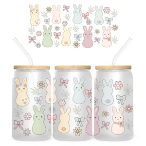 Easter Bunny Bambuszfedeles Pohár