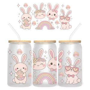 Happy Bunny Bambuszfedeles Pohár