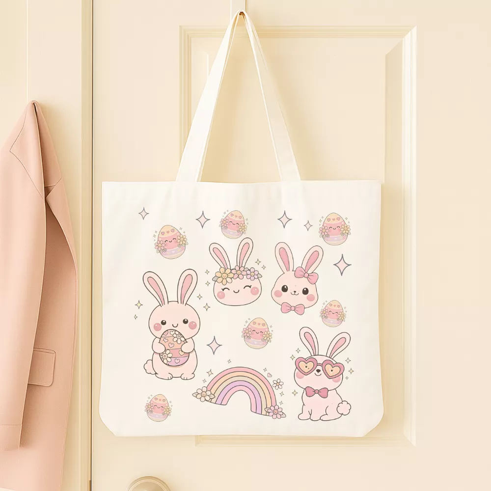 Happy Bunny Vászontáska - Image 2