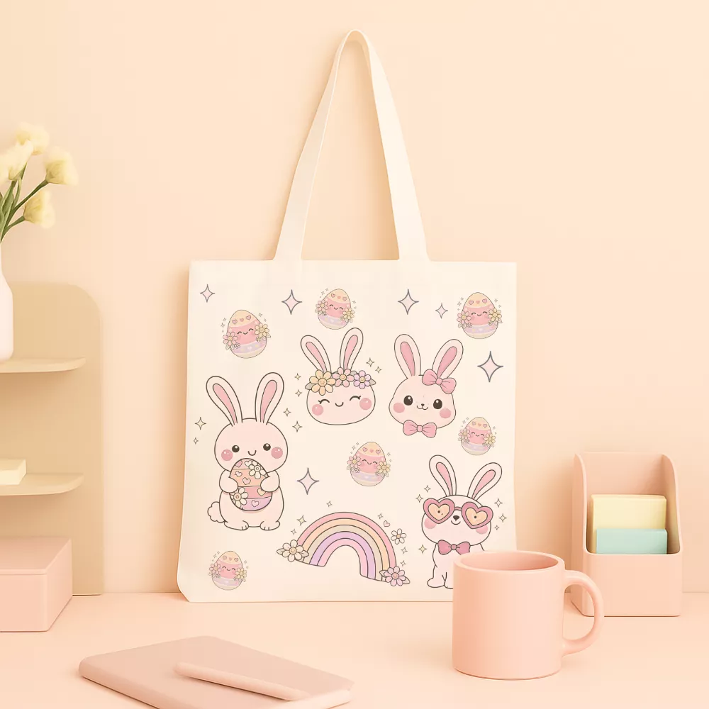 Happy Bunny Vászontáska - Image 4