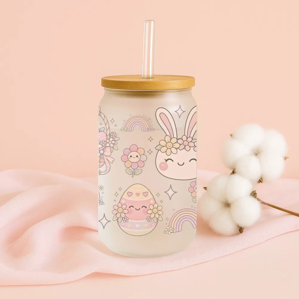 Happy Easter Bambuszfedeles Pohár - Image 2