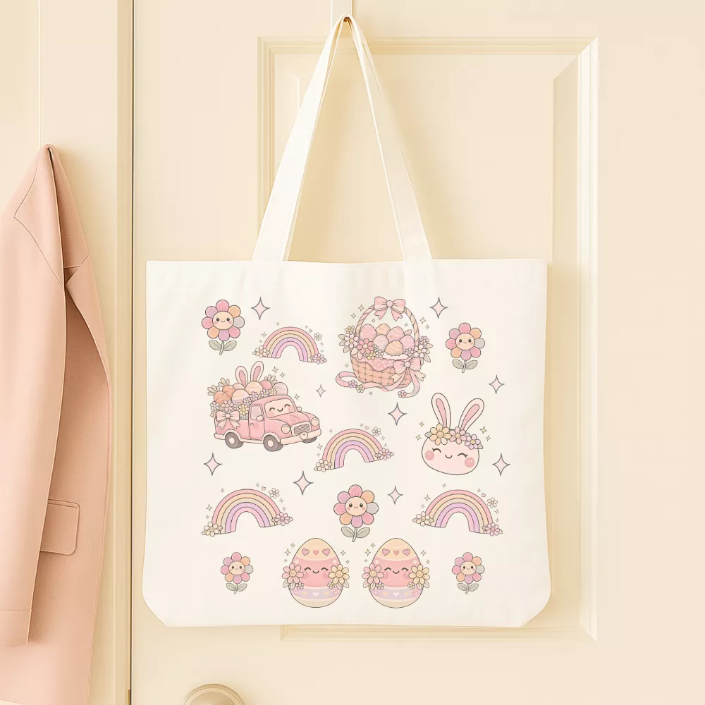 Happy Easter Vászontáska - Image 2