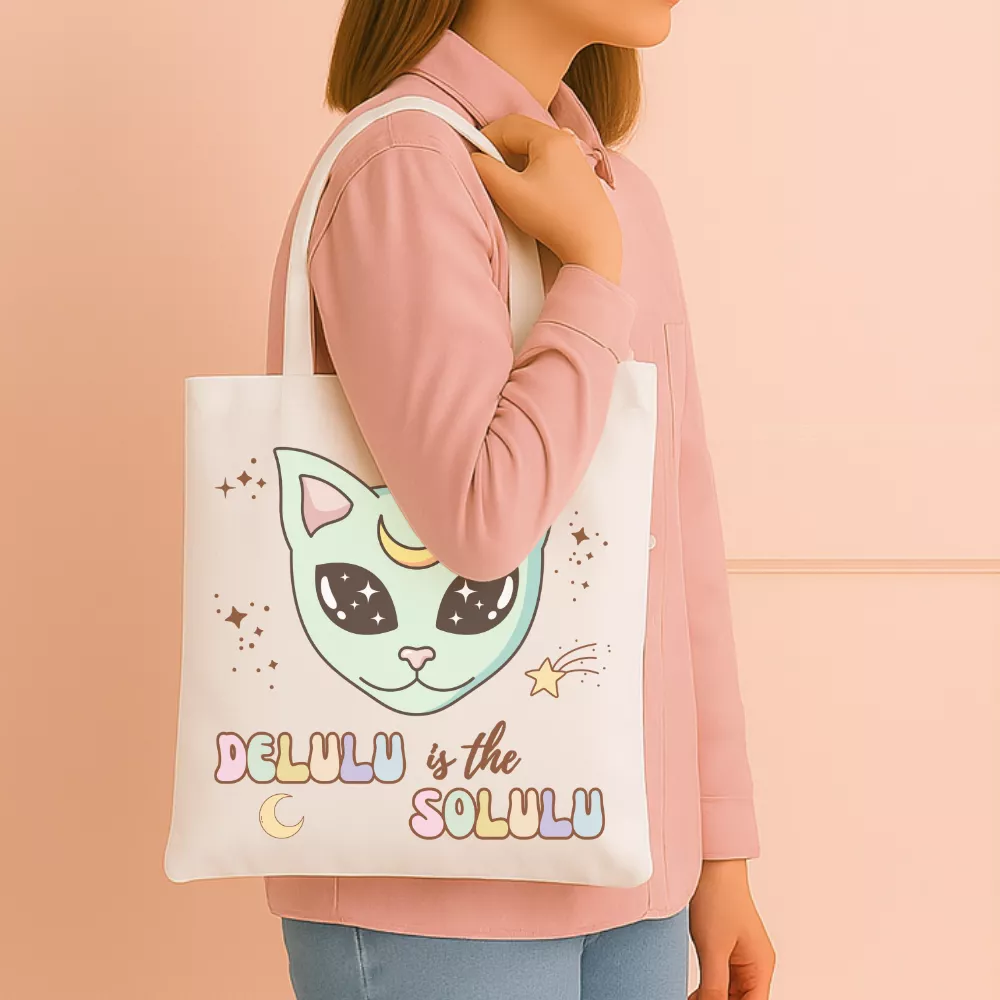 Bling & Match Spacecat Vászontáska - Image 4