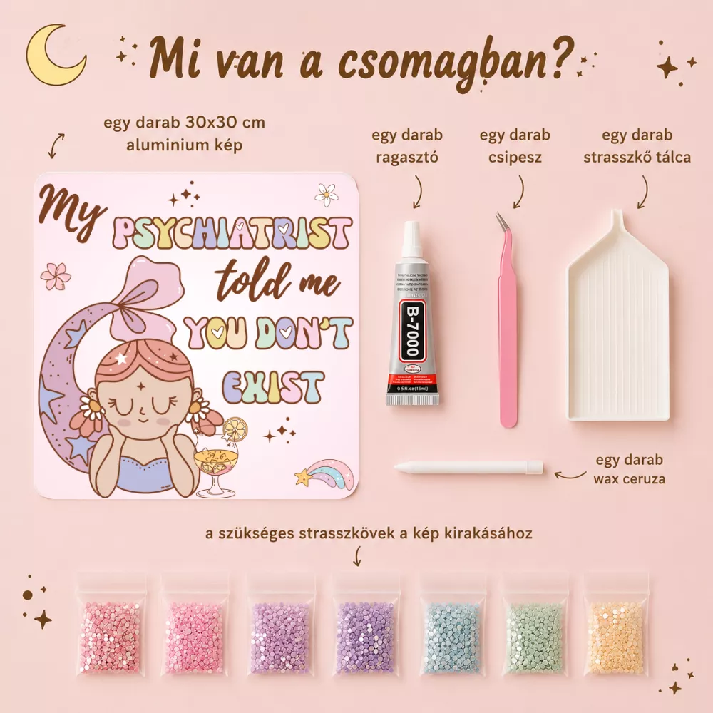 DIY Bling Bling Dreamworld Alumínium Kép - Image 4