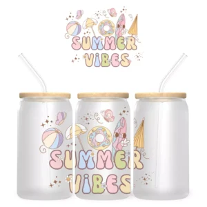 Summer Vibes Bambuszfedeles Pohár